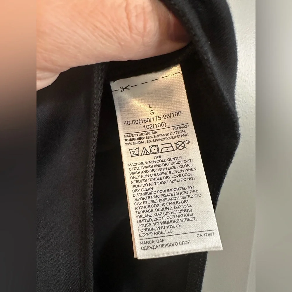 GAP Black Full Coverage Tank Style Bodysuit NWOT - Picture 5 of 5